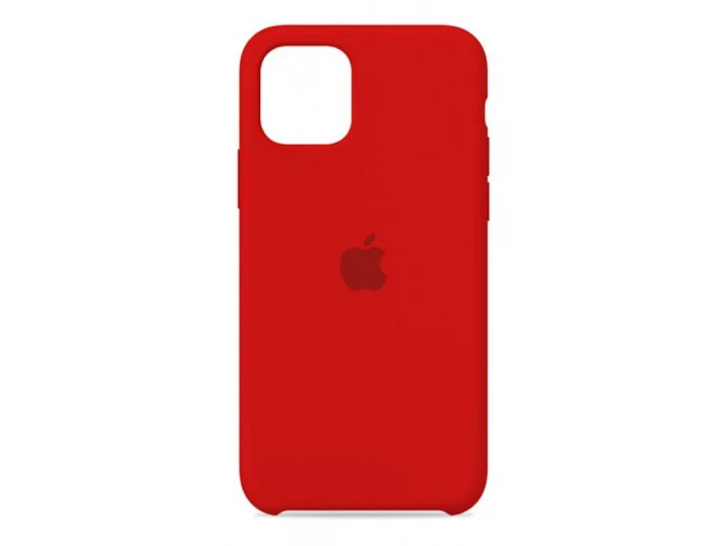 Красный чехол для айфона, silicone case iphone