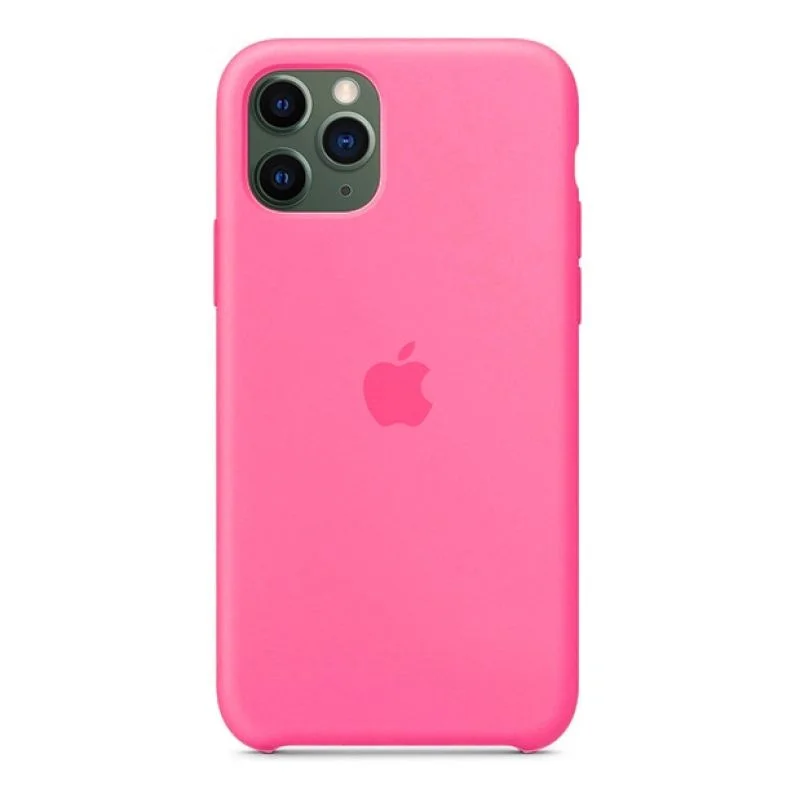Розовый чехол для айфона, silicone case iphone