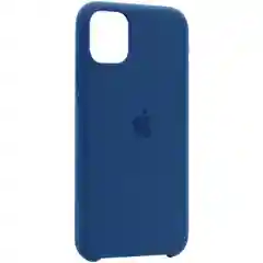 Синий чехол для айфона, silicone case iphone