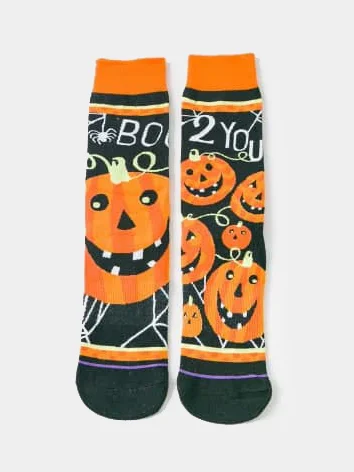 Черный носки высокие Halloween