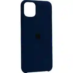 Темно-синий чехол для айфона, silicone case iphone