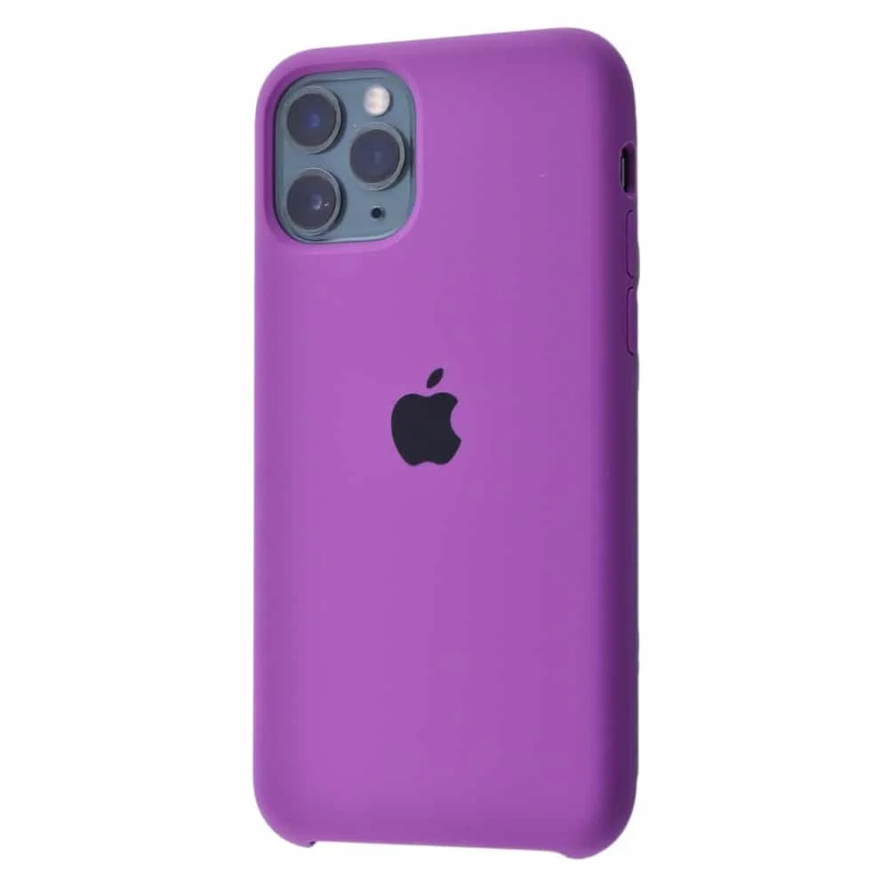 Пурпурный чехол для айфона, silicone case iphone