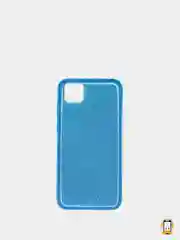 Голубой чехол Honor 9S/Huawei Y5P (Хонор 9С/Хуавей У5П), блестящий