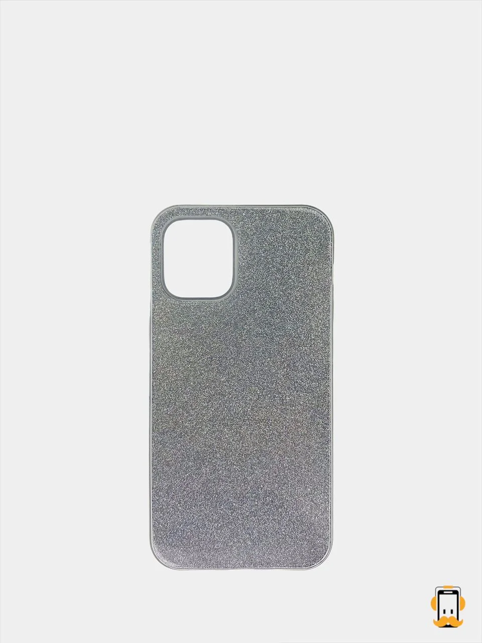 Серебряный чехол iPhone 12 mini (5.4), блестящий, сияющий, Айфон 12 мини