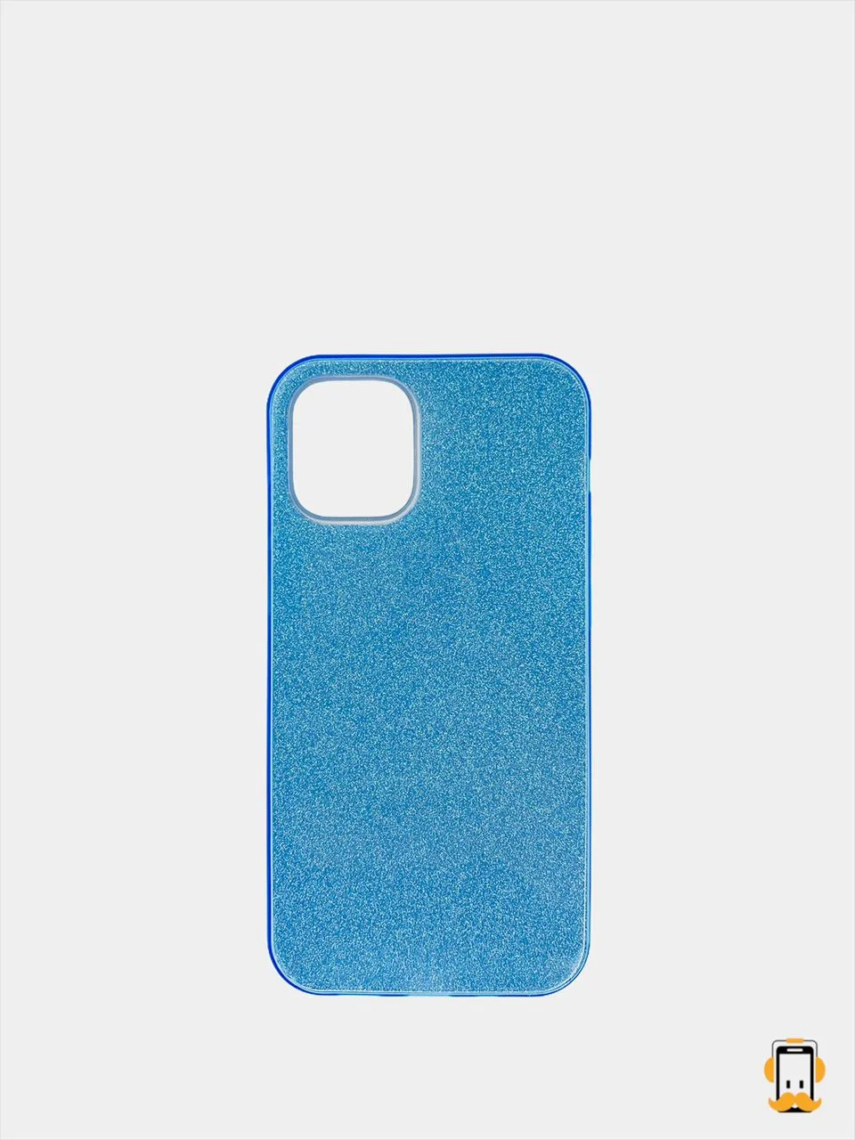 Голубой чехол iPhone 12 mini (5.4), блестящий, сияющий, Айфон 12 мини