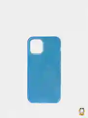 Голубой чехол iPhone 12 mini (5.4), блестящий, сияющий, Айфон 12 мини