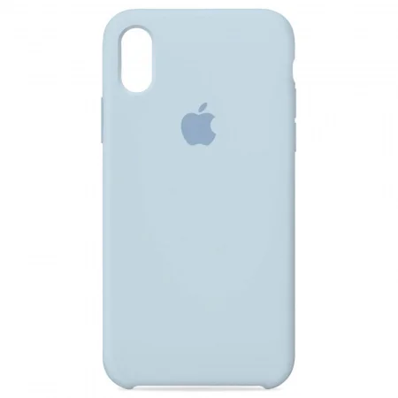 Небесно-голубой чехол Silicon Case для iPhone X/XS