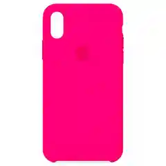 Фуксия чехол Silicon Case для iPhone X/XS