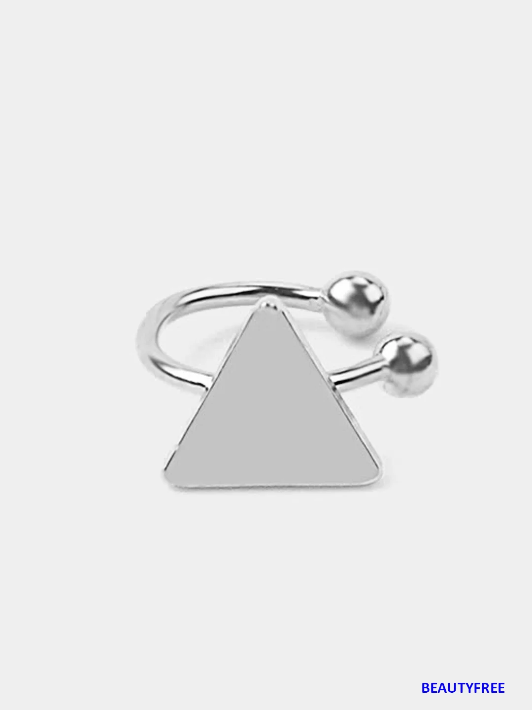 Серый серьга-кафф