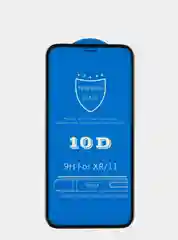 Белый защитное стекло для iPhone (10D)