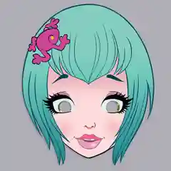 Бирюзовый маска карнавальная "Королевская Академия"