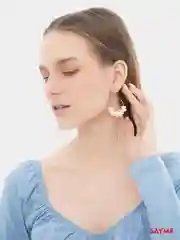 Серьги кольца Pamela