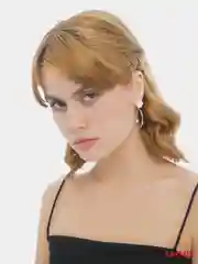 Серьги подвески с кольцом Paula
