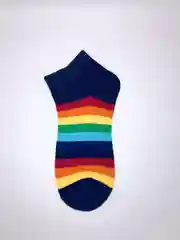 Серый меланж носки короткие
