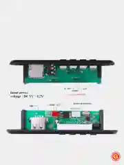 Черный mp3 декодер плата DC 5-12V автомобильный