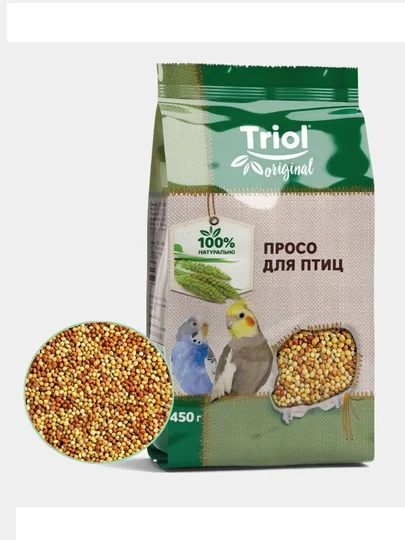 Корм - просо для птиц, 450 гр
