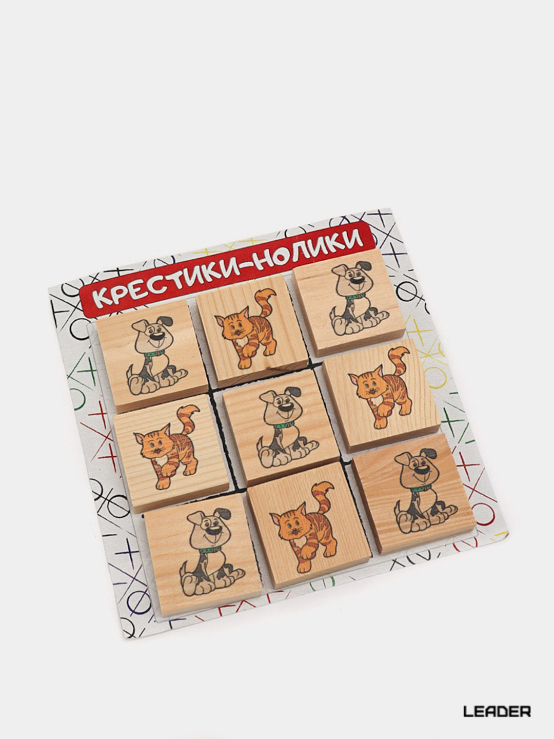 Настольная игра АНДАНТЕ Крестики-нолики Кошки против собак арт.Д519а купить  по цене 99 ₽ в интернет-магазине KazanExpress