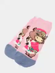 Конфетный носки махровые "Веселая корова"