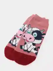 Карамельный носки махровые "Веселая корова"