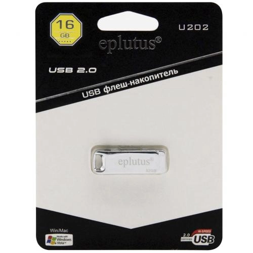 Флеш-накопитель Eplutus U-202, USB 2.0, 16GB