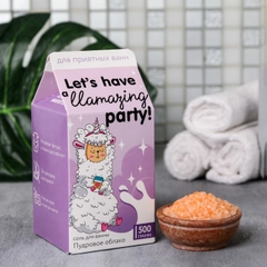 Соль в коробке молоко Lets have a Llamazing party, 500 г
