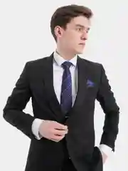 Набор Мужской галстук , запонки, зажим, платок в подарочной упаковке Arni