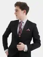 Набор Мужской галстук , запонки, зажим, платок в подарочной упаковке Arni