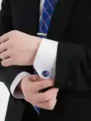 Набор Мужской галстук , запонки, зажим, платок в подарочной упаковке Arni