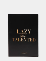 Ежедневник в тонкой обложке Lazy but Talented, А5, 80 листов