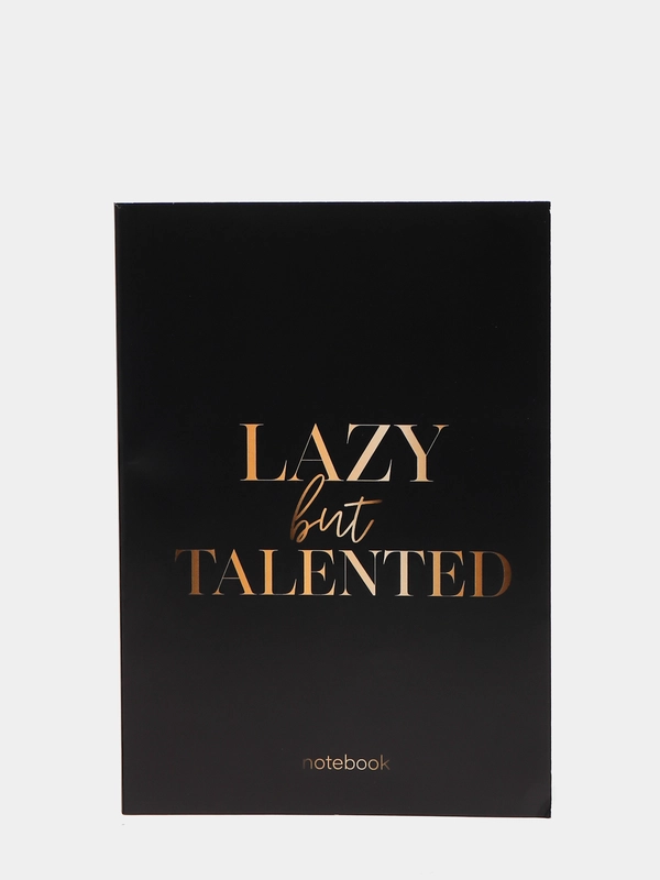 Ежедневник в тонкой обложке Lazy but Talented, А5, 80 листов