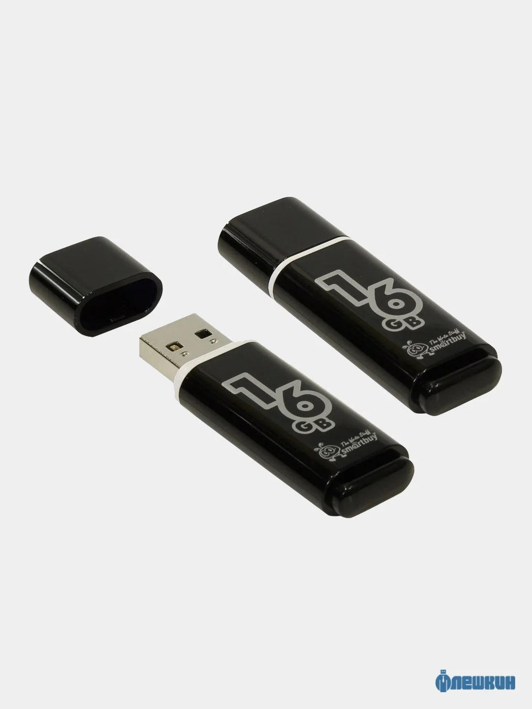 Флешка USB SmartBuy "Glossy" 4/8/16/32/64 GB