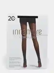 Колготки женские INNAMORE "Verona", со швом сзади, 20 ден, черные