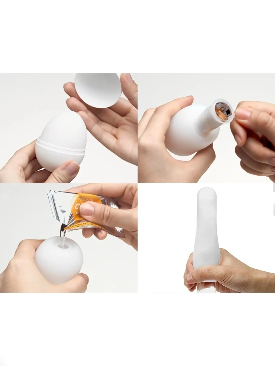 Фуксия мужской эластичный мастурбатор TENGA EGG, 6 типов