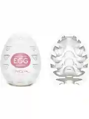 Розовый мужской эластичный мастурбатор TENGA EGG, 6 типов