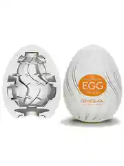 Красный мужской эластичный мастурбатор TENGA EGG, 6 типов