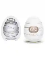 Черный мужской эластичный мастурбатор TENGA EGG, 6 типов