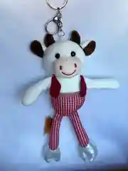 Красный брелок "Корова"