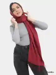 Багровый палантин, пашмина