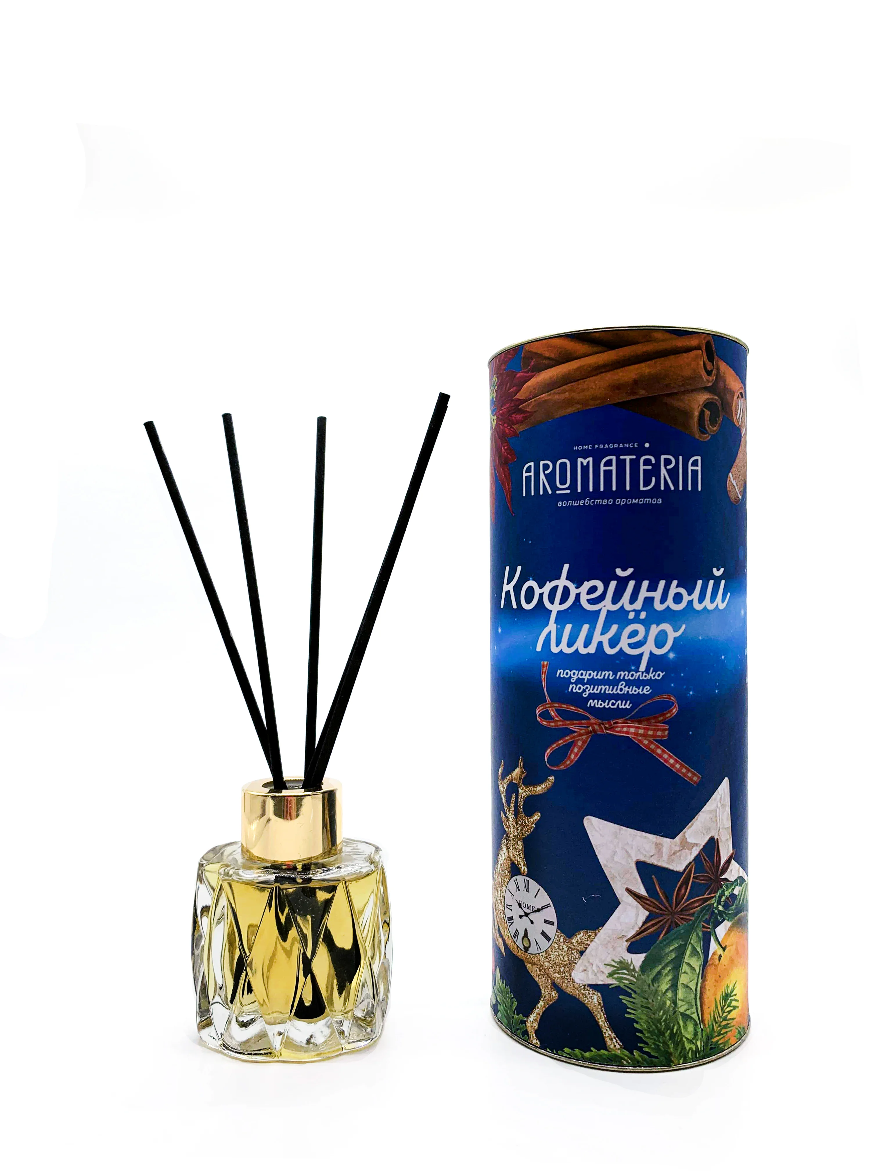 Aromateria, диффузор с палочками, новогодняя коллекция 50 мл