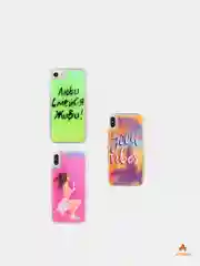 Чехол iPhone 6 / 6S / 7 / 8 Neon case Lux. Светящийся, переливающийся