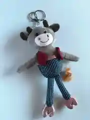 Коричневый брелок "Корова"