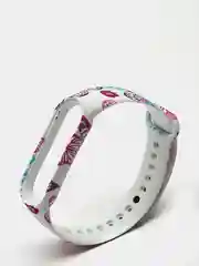 Фуксия ремешки для Xiaomi Mi Band 5 с рисунком