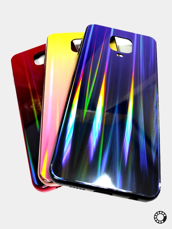 Чехол на Xiaomi Redmi Note 9S/Note 9 Pro/Note 9 Pro Max Омбре Laser Glass