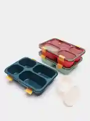 Ланч-бокс "Pakkit", ланчбокс контейнер для еды и пищи с 3-мя отсеками, ёмкость для блюд