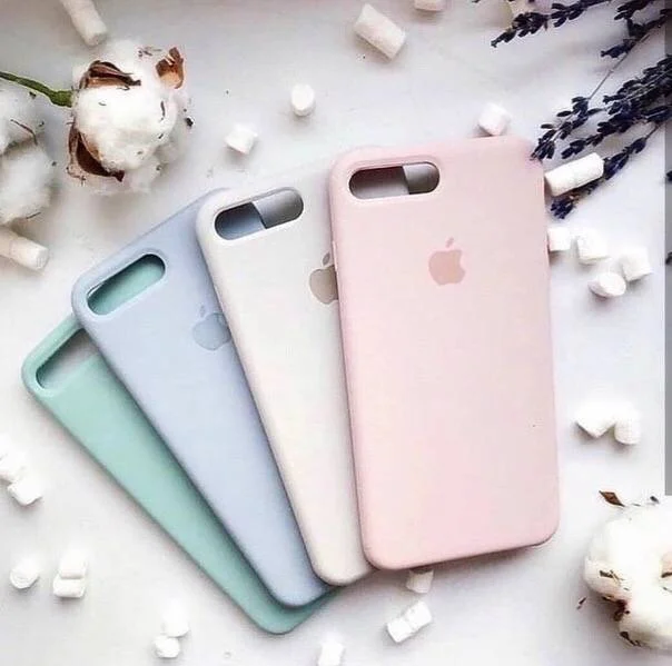 Голубой чехол силиконовый для iPhone 6/6s/6+/6s+/7/8/7+/8+/X/XS/XR/XS Max/11/11 Pro/SE 2020