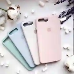 Голубой чехол силиконовый для iPhone 6/6s/6+/6s+/7/8/7+/8+/X/XS/XR/XS Max/11/11 Pro/SE 2020