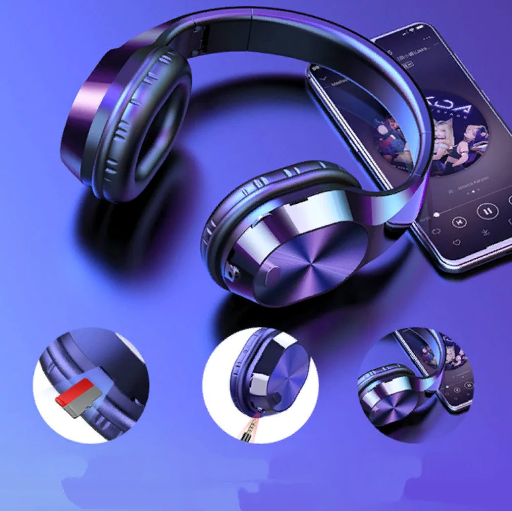 Складные беспроводные Bluetooth наушники 5.0