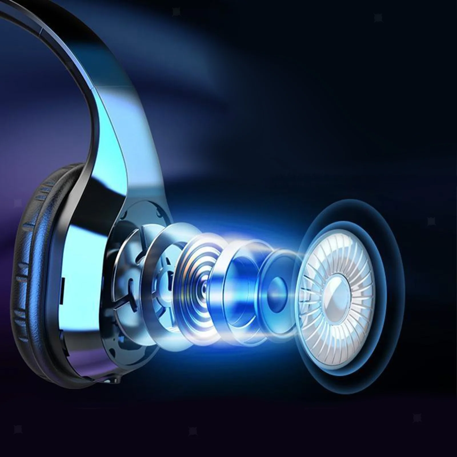 Складные беспроводные Bluetooth наушники 5.0