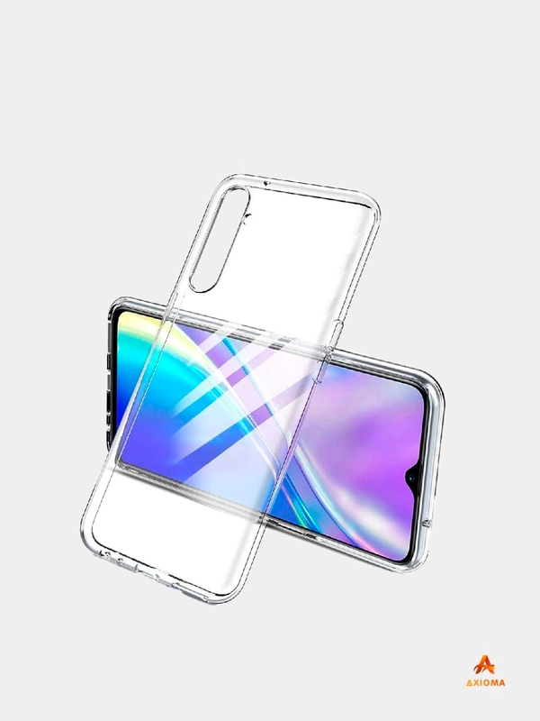 Силиконовый чехол Realme C11/C15, прозрачный