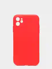 Красный силиконовый чехол с защитой камеры на iPhone 6/6s, 7/8/SE 2020, X/XS, 11